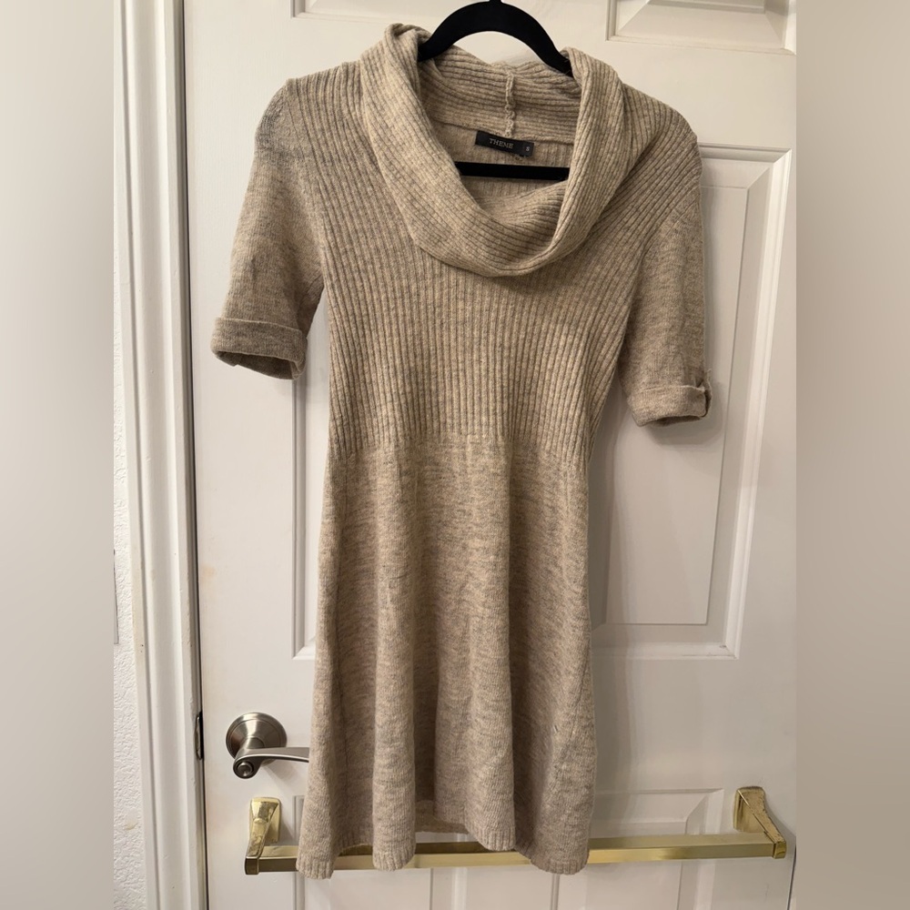 Theme Beige Knit Dress